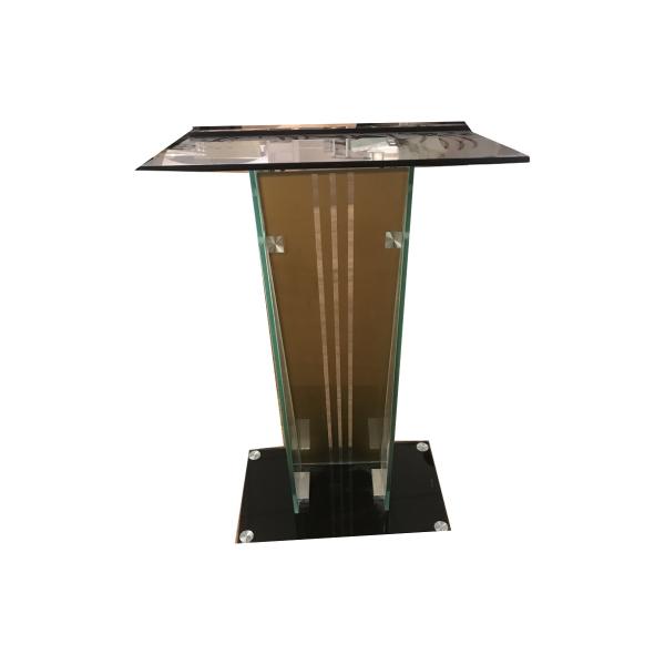 Glass podium منبر زجاجي مناسب للمدارس والأحتفالات صناعة صينية 